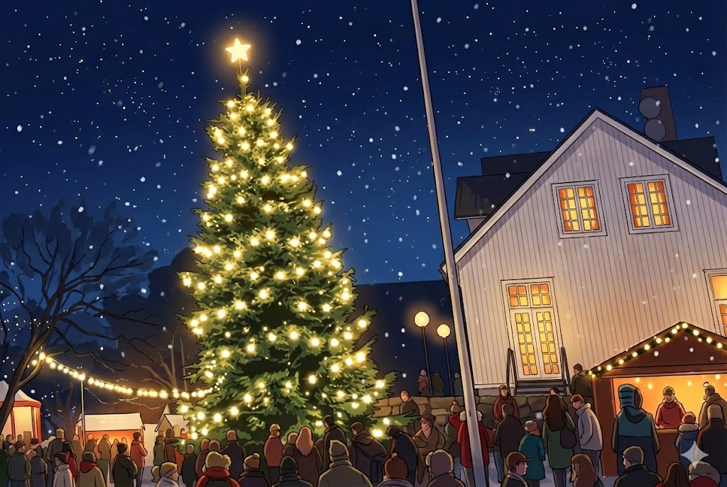 Jólatrø - umsiting