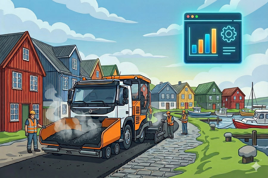 Asfaltsætlan - dashboard